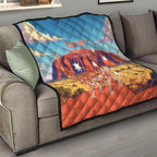 Personalised Australia Thorny Devil Quilt Nature's Armored Knights - Aussie Uluru