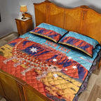 Personalised Australia Thorny Devil Quilt Bed Set Nature's Armored Knights - Aussie Uluru