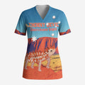 Personalised Australia Thorny Devil Scrub Top Nature's Armored Knights - Aussie Uluru - Aussie Hoodie