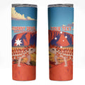 Personalised Australia Thorny Devil Skinny Tumbler Nature's Armored Knights - Aussie Uluru