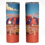 Personalised Australia Thorny Devil Skinny Tumbler Nature's Armored Knights - Aussie Uluru