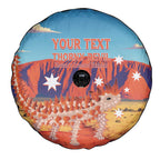 Personalised Australia Thorny Devil Spare Tire Cover Nature's Armored Knights - Aussie Uluru