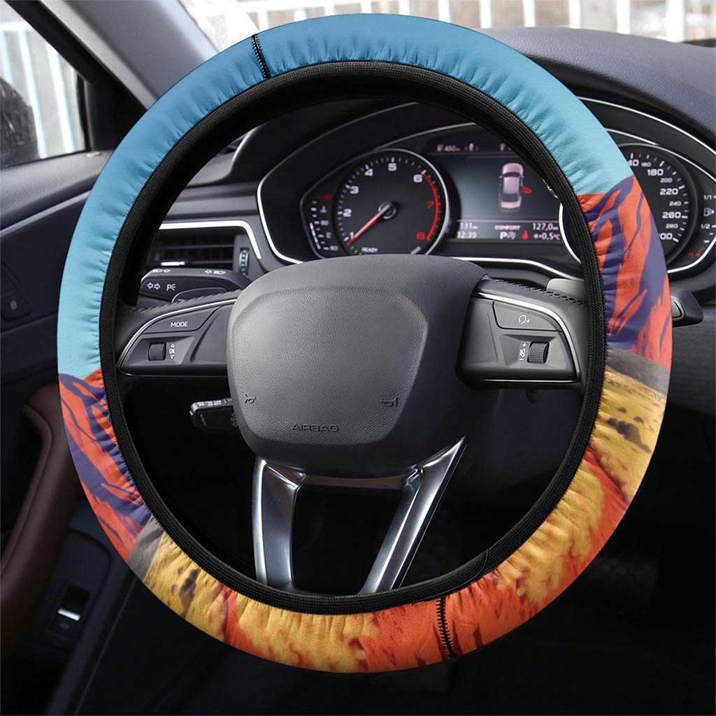 Australia Thorny Devil Steering Wheel Cover Nature's Armored Knights - Aussie Uluru