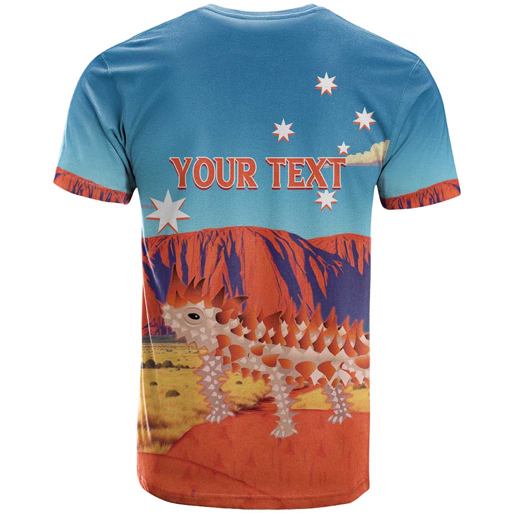 Personalised Australia Thorny Devil T Shirt Nature's Armored Knights - Aussie Uluru
