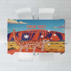 Personalised Australia Thorny Devil Tablecloth Nature's Armored Knights - Aussie Uluru