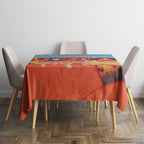 Personalised Australia Thorny Devil Tablecloth Nature's Armored Knights - Aussie Uluru