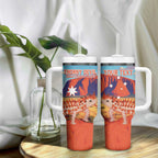 Personalised Australia Thorny Devil Tumbler With Handle Nature's Armored Knights - Aussie Uluru