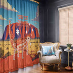 Personalised Australia Thorny Devil Window Curtain Nature's Armored Knights - Aussie Uluru