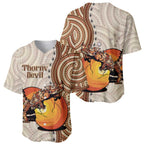 Thorny Devil Australia Baseball Jersey Baby Moloch Horridus With Ants - Aboriginal Art