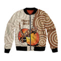 Thorny Devil Australia Bomber Jacket Baby Moloch Horridus With Ants - Aboriginal Art