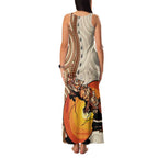 Thorny Devil Australia Family Matching Tank Maxi Dress and Hawaiian Shirt Baby Moloch Horridus With Ants - Aboriginal Art