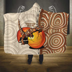 Thorny Devil Australia Hooded Blanket Baby Moloch Horridus With Ants - Aboriginal Art