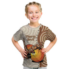 Thorny Devil Australia Kid T Shirt Baby Moloch Horridus With Ants - Aboriginal Art