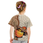 Thorny Devil Australia Kid T Shirt Baby Moloch Horridus With Ants - Aboriginal Art