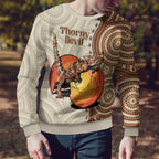 Thorny Devil Australia Ugly Christmas Sweater Baby Moloch Horridus With Ants - Aboriginal Art