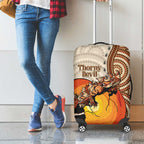 Thorny Devil Australia Luggage Cover Baby Moloch Horridus With Ants - Aboriginal Art
