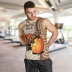 Thorny Devil Australia Men Tank Top Baby Moloch Horridus With Ants - Aboriginal Art