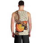Thorny Devil Australia Men Tank Top Baby Moloch Horridus With Ants - Aboriginal Art