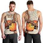 Thorny Devil Australia Men Tank Top Baby Moloch Horridus With Ants - Aboriginal Art