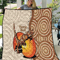 Thorny Devil Australia Quilt Baby Moloch Horridus With Ants - Aboriginal Art