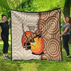 Thorny Devil Australia Quilt Baby Moloch Horridus With Ants - Aboriginal Art