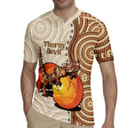 Thorny Devil Australia Rugby Jersey Baby Moloch Horridus With Ants - Aboriginal Art