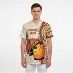 Thorny Devil Australia Scrub Top Baby Moloch Horridus With Ants - Aboriginal Art - Aussie Hoodie