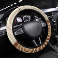 Thorny Devil Australia Steering Wheel Cover Baby Moloch Horridus With Ants - Aboriginal Art