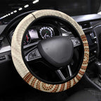 Thorny Devil Australia Steering Wheel Cover Baby Moloch Horridus With Ants - Aboriginal Art