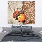 Thorny Devil Australia Tapestry Baby Moloch Horridus With Ants - Aboriginal Art
