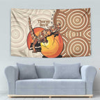 Thorny Devil Australia Tapestry Baby Moloch Horridus With Ants - Aboriginal Art