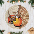 Thorny Devil Australia Tree Skirt Baby Moloch Horridus With Ants - Aboriginal Art