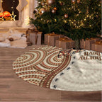 Thorny Devil Australia Tree Skirt Baby Moloch Horridus With Ants - Aboriginal Art