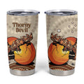 Thorny Devil Australia Tumbler Cup Baby Moloch Horridus With Ants - Aboriginal Art
