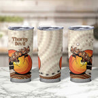 Thorny Devil Australia Tumbler Cup Baby Moloch Horridus With Ants - Aboriginal Art