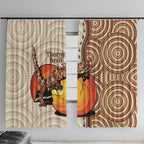 Thorny Devil Australia Window Curtain Baby Moloch Horridus With Ants - Aboriginal Art