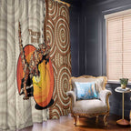 Thorny Devil Australia Window Curtain Baby Moloch Horridus With Ants - Aboriginal Art