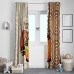 Thorny Devil Australia Window Curtain Baby Moloch Horridus With Ants - Aboriginal Art