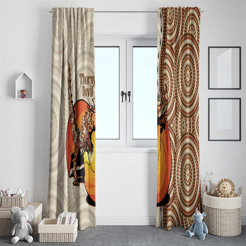 Thorny Devil Australia Window Curtain Baby Moloch Horridus With Ants - Aboriginal Art