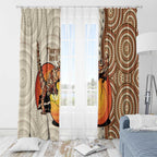 Thorny Devil Australia Window Curtain Baby Moloch Horridus With Ants - Aboriginal Art