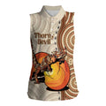 Thorny Devil Australia Women Sleeveless Polo Shirt Baby Moloch Horridus With Ants - Aboriginal Art