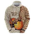 Thorny Devil Australia Zip Hoodie Baby Moloch Horridus With Ants - Aboriginal Art