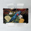 Australia Palm Cockatoo Tablecloth Aussie Banksia - Aboriginal Pattern