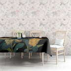 Australia Palm Cockatoo Tablecloth Aussie Banksia - Aboriginal Pattern