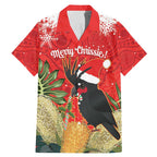 Personalised Palm Cockatoo Australia Christmas Family Matching Mermaid Dress and Hawaiian Shirt Merry Chrissie - Banksia Flowers