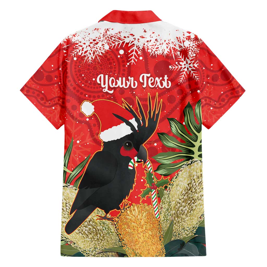 Personalised Palm Cockatoo Australia Christmas Family Matching Puletasi and Hawaiian Shirt Merry Chrissie - Banksia Flowers