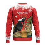 Personalised Palm Cockatoo Australia Christmas Ugly Christmas Sweater Merry Chrissie - Banksia Flowers