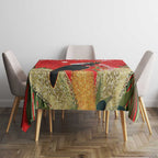 Personalised Palm Cockatoo Australia Christmas Tablecloth Merry Chrissie - Banksia Flowers