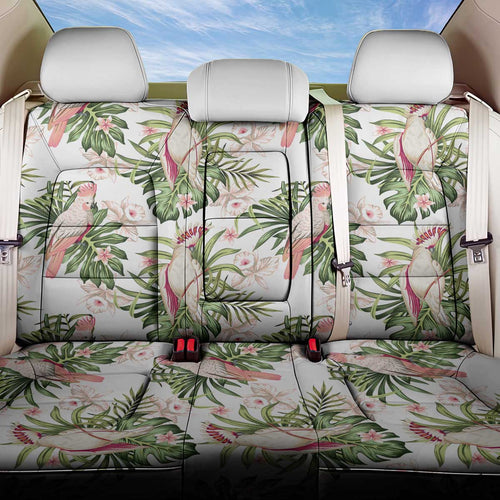 Australia Pink Cockatoo Back Car Seat Cover Aussie Orchids - Seamless Pattern