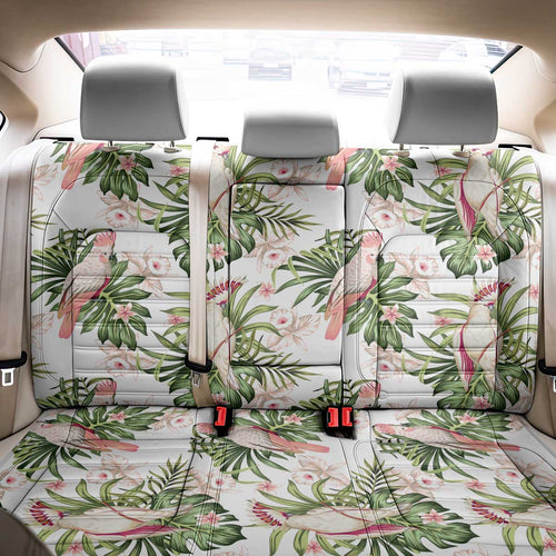 Australia Pink Cockatoo Back Car Seat Cover Aussie Orchids - Seamless Pattern